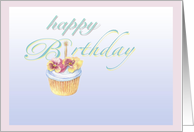 Cupcake Birthday For Teacher card