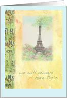 Anniversary We Will Always Have Paris card