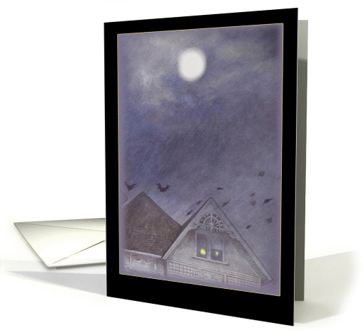 Haunted House Full Moon Bootiful Halloween card (868092)