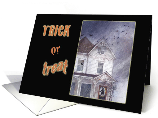 Halloween Haunted House Frightfully Festive card (872333)