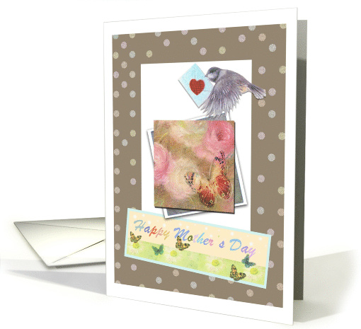 For Daughter, Mother's Day Birdie Special Delivery Floral... (928480)