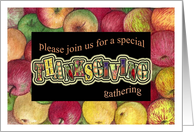 Thanksgiving Party Colorful Fonts Invitation card