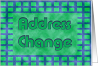 Address Change card