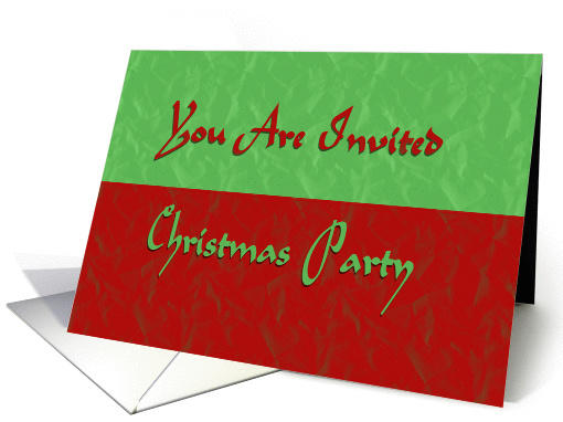 You Are Invited Christmas Party card (281269)