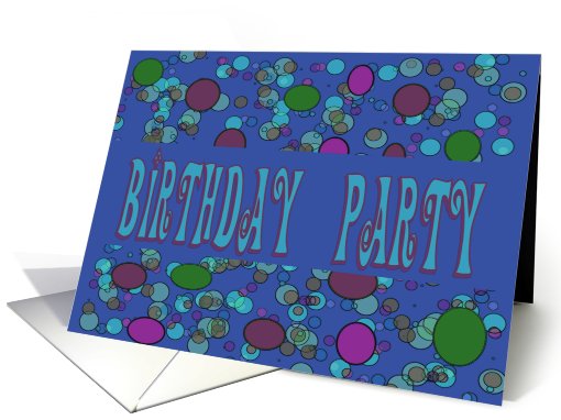 Birthday Party card (467742)