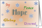 Holiday Hope card