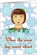 Christmas Card with Personality card