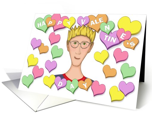 Valentine with Personality - Candy Hearts card (516279)