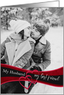 Valentine for Husband Two Hearts my Husband my Best Friend card