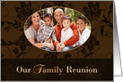 Victorian Our Family Reunion custom photo Invitation card