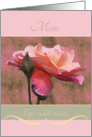 Mom Get well soon Roses card