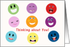 Thinking About You Smileys with Teeth card