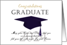 2024 PURPLE CAP Congratulations HS Graduate card