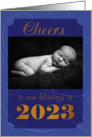 Cheers to New Blessings in The New Year card