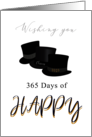 365 Days of HAPPY 2025 New Year card