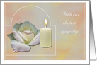 With our deepest sympathy card