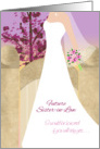 Evening by the garden gate Bridesmaid future Sister-in-Law card