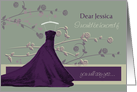 Dear Jessica Bridesmaid card