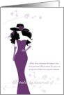 Orchid Dreams Bridesmaid Invitation card