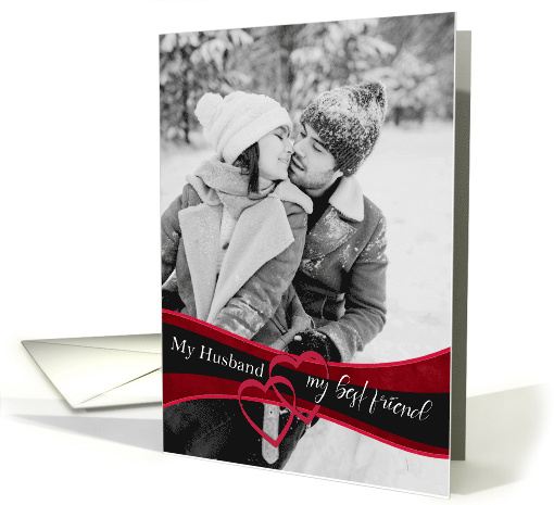 Valentine for Husband Two Hearts my Husband my Best Friend card