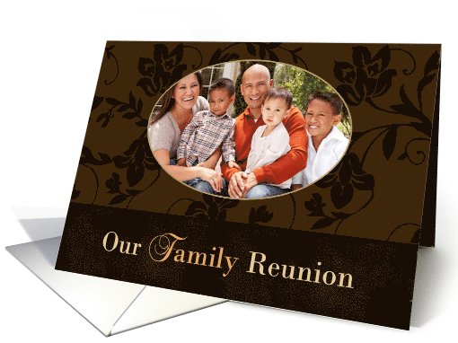 Victorian Our Family Reunion custom photo Invitation card (1058517)