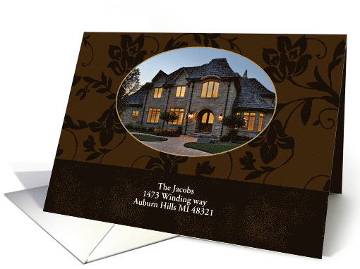 Victorian Our New Address Custom Photo card (1058523)