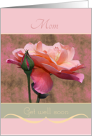 Mom Get well soon Roses card