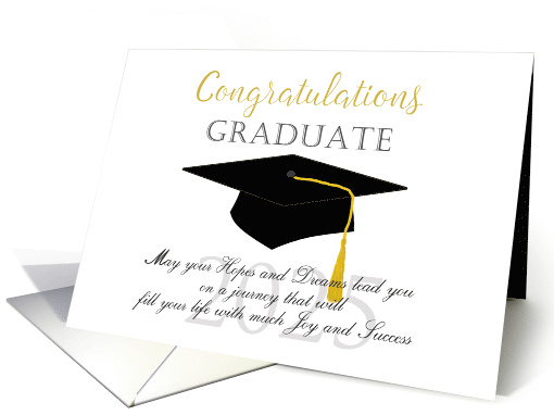 2025 Congratulations HS Graduate Hopes Dreams card (1064169)