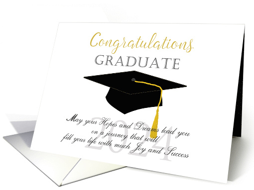 2024 Congratulations HS Graduate Hopes Dreams card (1064169)