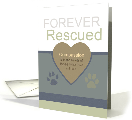 Pet Rescue Thank You card (1369838)