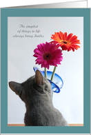 Simple little things Thank You card
