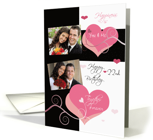 22nd Birthday Together Forever card (1428546)