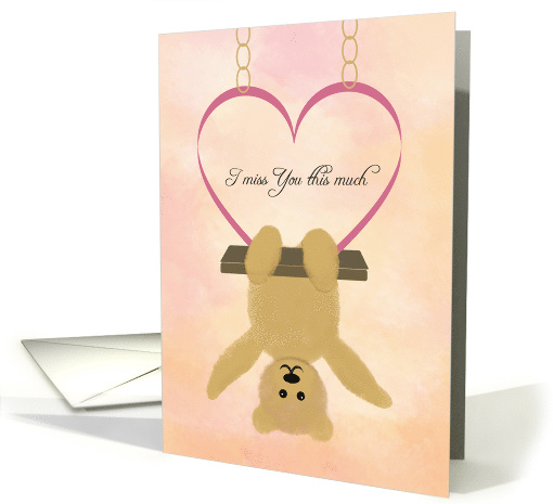 Bear Miss You This Much card (1584444)