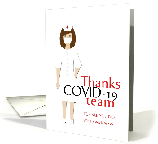 Thanks COVID-19 TEAM Appreciate You card (1608276)