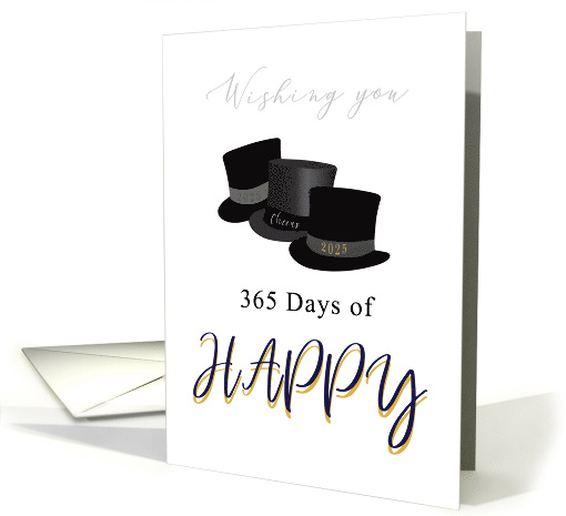 365 Days of HAPPY 2025 New Year card (1751672)