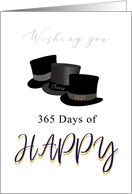 365 Days of HAPPY 2025 New Year card