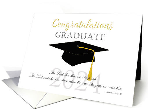 2024 Congratulations HS Graduate with scripture. card (1771116)