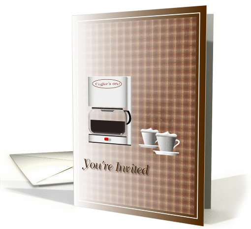 Coffee Invite card (221813)