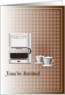 Coffee Invite card