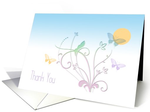 Springtime Thank You card (445707)