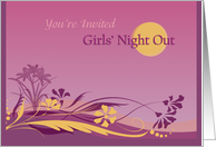 Girls’ Night Out / Invitation card