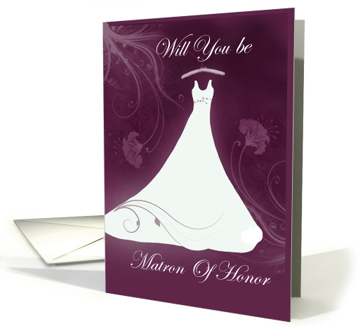 Be my matron of honor card (473417)