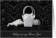 will you be Flower Girl card