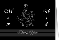 Mom and Dad Thank You card