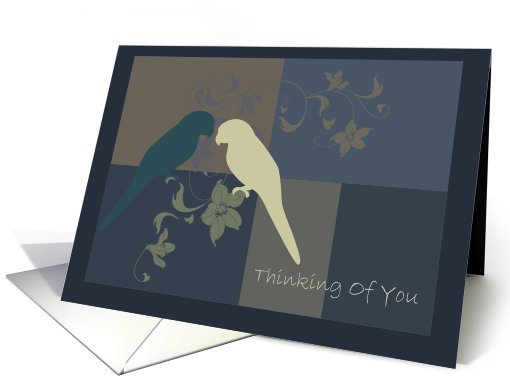 Two Birds/Thinking Of You card (555839)
