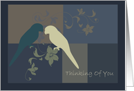 Two Birds/Thinking Of You card