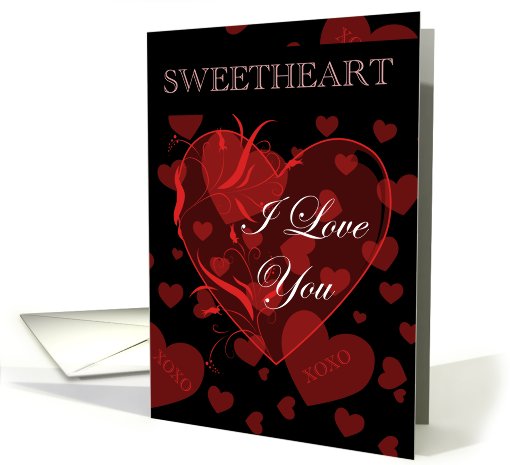 Sweetheart I Love You card (557502)