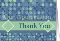 Our Appreciation card