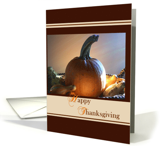 Thanksgiving Pumpkin card (637197)