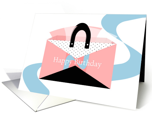 Happy Birthday bag of gifts card (645858)